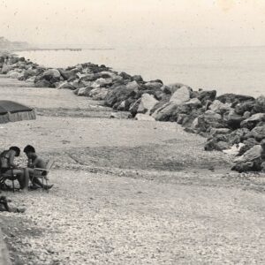 Spiaggia di Via F. P. Tosti, litorale sud, anni ‘70